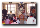 Bhajans in Puttaparthi - Click to enlarge